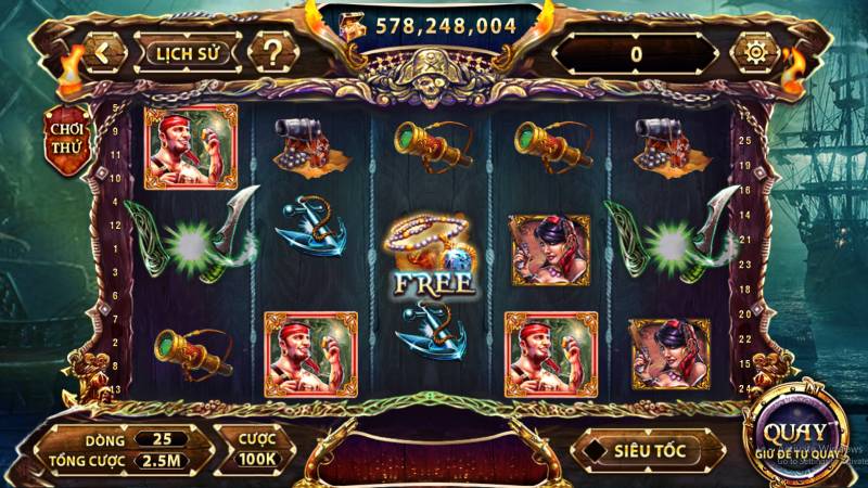 Game nổ hũ mới tại Splay với tựa game Pirate King